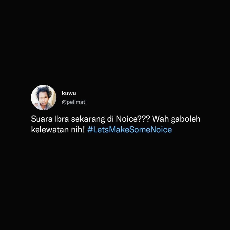 noice_id's tweet photo. Seru banget liat reaction orang-orang soal line-up #NoicemakerClub2022! 😍
📢 Btw, udah pada follow akun Noicemaker terbaru di aplikasi Noice belum nih? Yuk, follow sekarang biar nggak ketinggalan informasi terbaru dari mereka. #LetsMakeSomeNoice