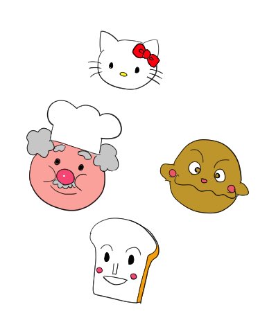 アンパンマン達のtwitterイラスト検索結果