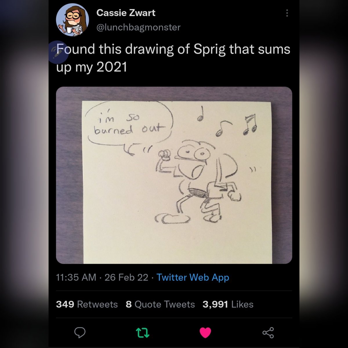 artmu_ltiverse's tweet photo. Sprig is a mood sometimes.
Especially this one.
Saw this tweet by @lunchbagmonster and wanted to make it digital. Hope you don't mind. If so, I'll take it down
#amphibia #AmphibiaDeservesBetter #Amphibialove #anneboonchuy #disney #sprigplantar #amphibiafanart https://t.co/LmMVYESZ3z