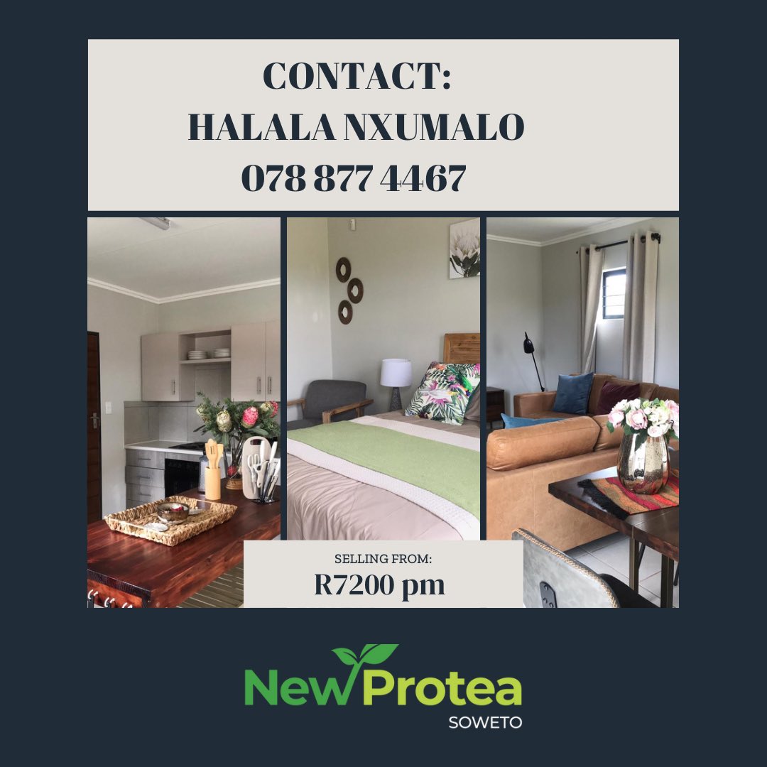 Newtownhousing's tweet photo. Happy Thursday!
Make sure to call us so you can also own one of our beautiful homesπ‘β¨
#ProteaGlen #SkyCity #LionPride #LeopardsRest #Homes #Houses #RealEstate #NewDevelopments https://t.co/dAkzhla1km