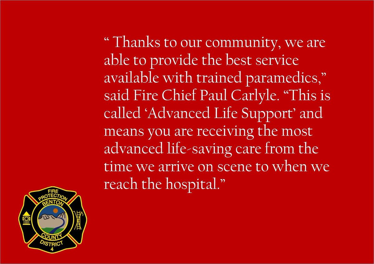 🚑NEWS: Board of Fire Commissioners to Discuss EMS Levy Lid Lift —
Public invited to attend on Thursday, March 17, 2022 at 6:00 p.m. Meeting access information can be found on the Fire District’s website at bcfd4.org.