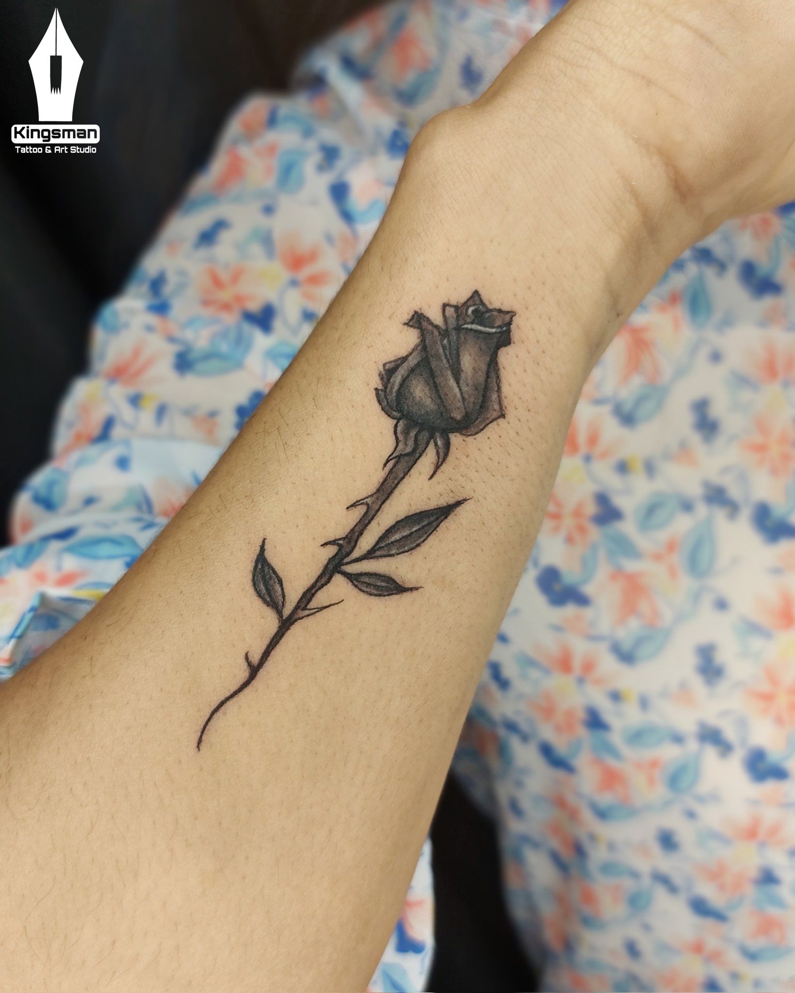 Simple rose tattoo today #rosetattoo | Instagram