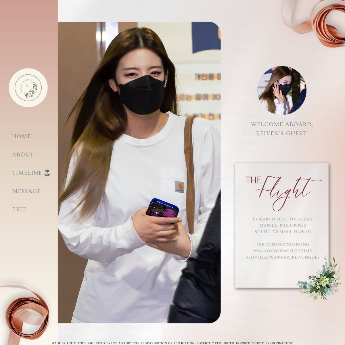 saireille's tweet photo. ㅤ
ㅤㅤ✧˚ · . SAIKI SNS UPDATE . . . !
ೃ⁀➷ 2O22년 03월 10일 13:38PM
ㅤㅤ⌯ NAIA, Manila.
╰┈➤ : i just woke up like, an hour ago. to be present in keiven's wedding is an honor!
ㅤㅤ 🏷 ; #KeiVenSecondSpring #MandKVowsOfLifetime #LoveGrowsWhereKeiVenGoes
ㅤ https://t.co/oeGuv6HOah
