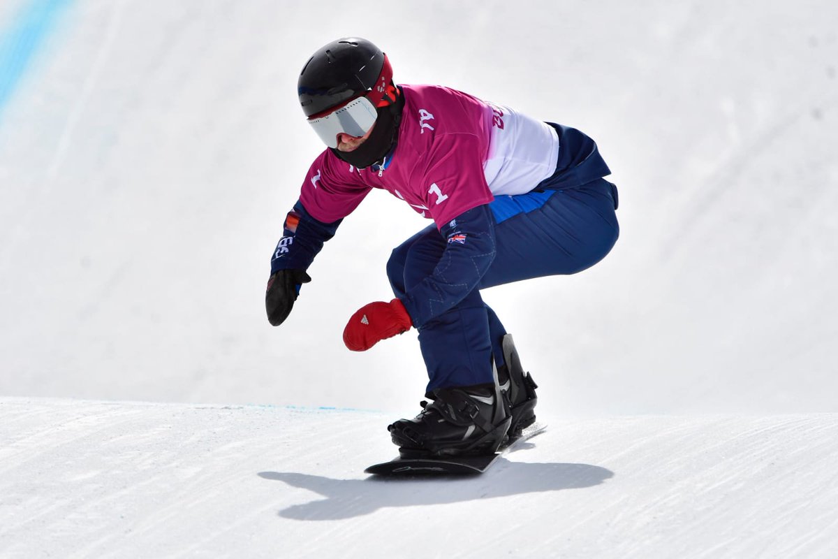 Massively gutted about the boardercross but trying to focus on the last race. We have just finished our last training session on the bankedslalom and the race has been brought forward a day. So we race tomorrow at 3am in the uk. The course is awesome