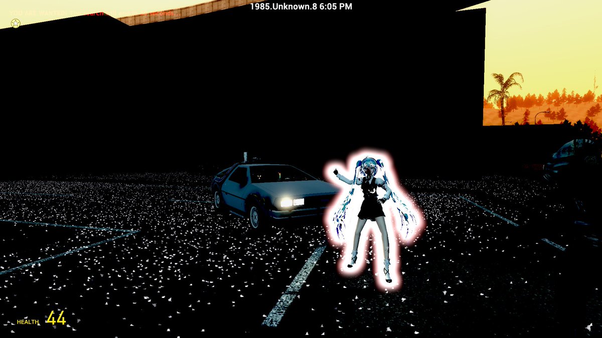 mariomario4156's tweet photo. Just me chilling with my delorean time machine...Um Ignore that other picture. Just look at the first one and only the first one the second one is um kind of crazy. The second one is my twin he looks exactly like me and that's it! #gmod #garrys_mod https://t.co/pZmceiAvll