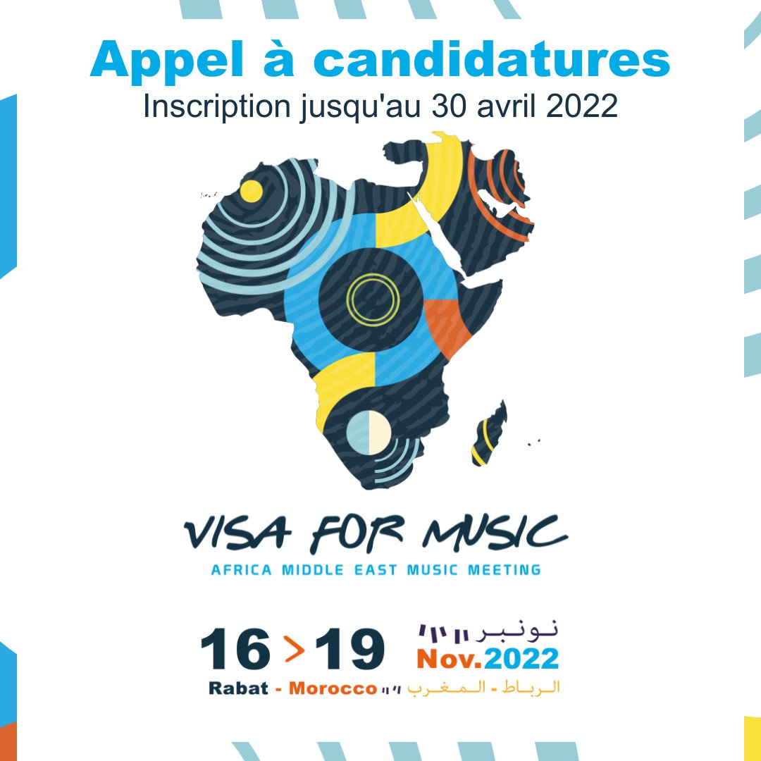 Visa For Music 2022 ouvre la saison des candidatures jusqu'au 30 Avril 2022!

Visa For Music 2022 opens the application season until April 30: forms.gle/6VNwaENf9uPLG2…

#visaformusic #festival #showcases #liveconcert #morocco #africa #urbanmusic #globalfolk #electronicmusic