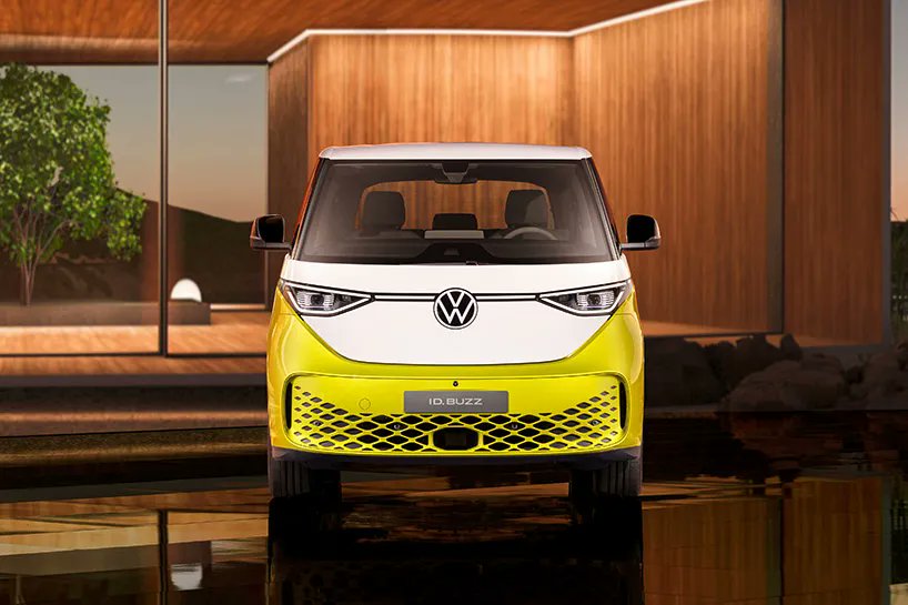 designboom's tweet photo. nostalgia meets the electric era — volkswagen debuts the ID. BUZZ microbus
https://t.co/sblZDVlsBe https://t.co/IY9RqKqfkf