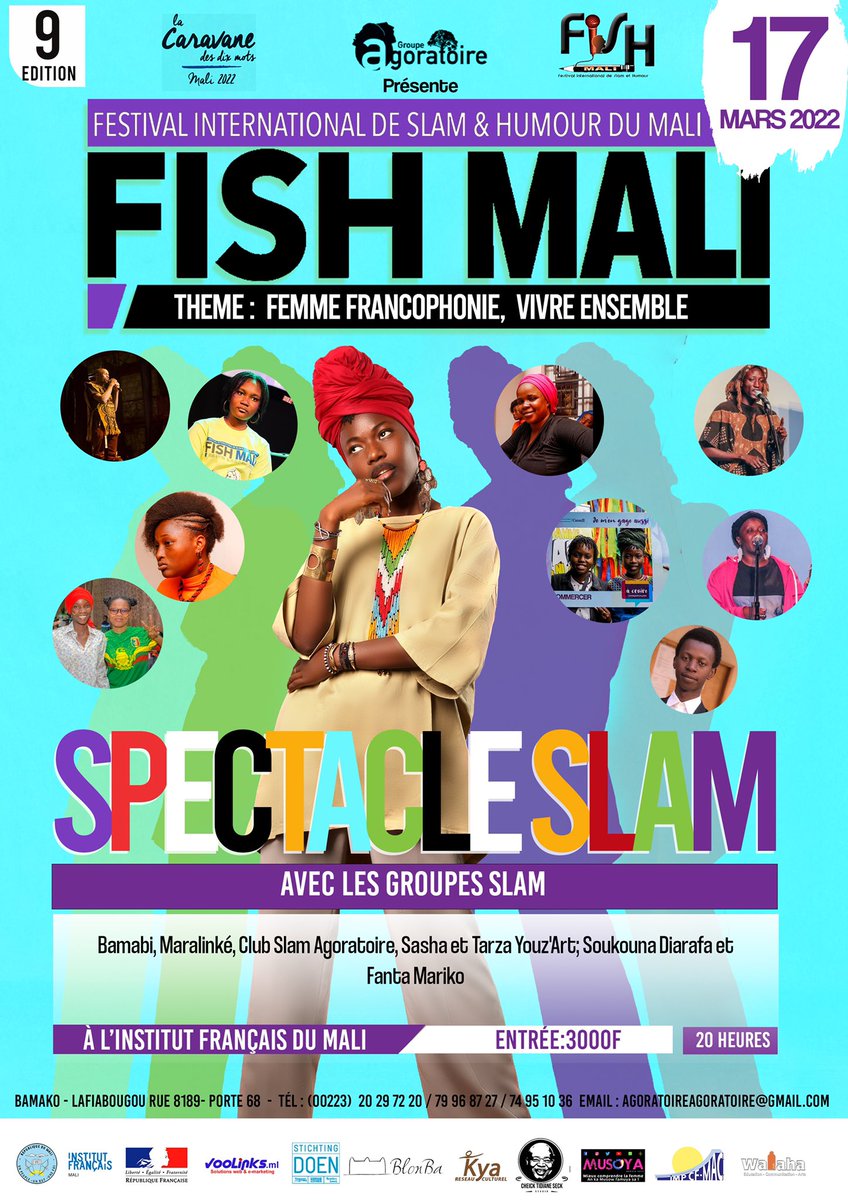 KeitaMally's tweet photo. Le FESTIVAL INTERNATIONAL DE SLAM ET HUMOUR du Mali 🇲🇱
9e édition arrive .🔥🔥🔥
Maralinké vous prépare beaucoup de surprise .
#queduslam
#fishmali
#maralinkéslam https://t.co/2pGI3GPK7q