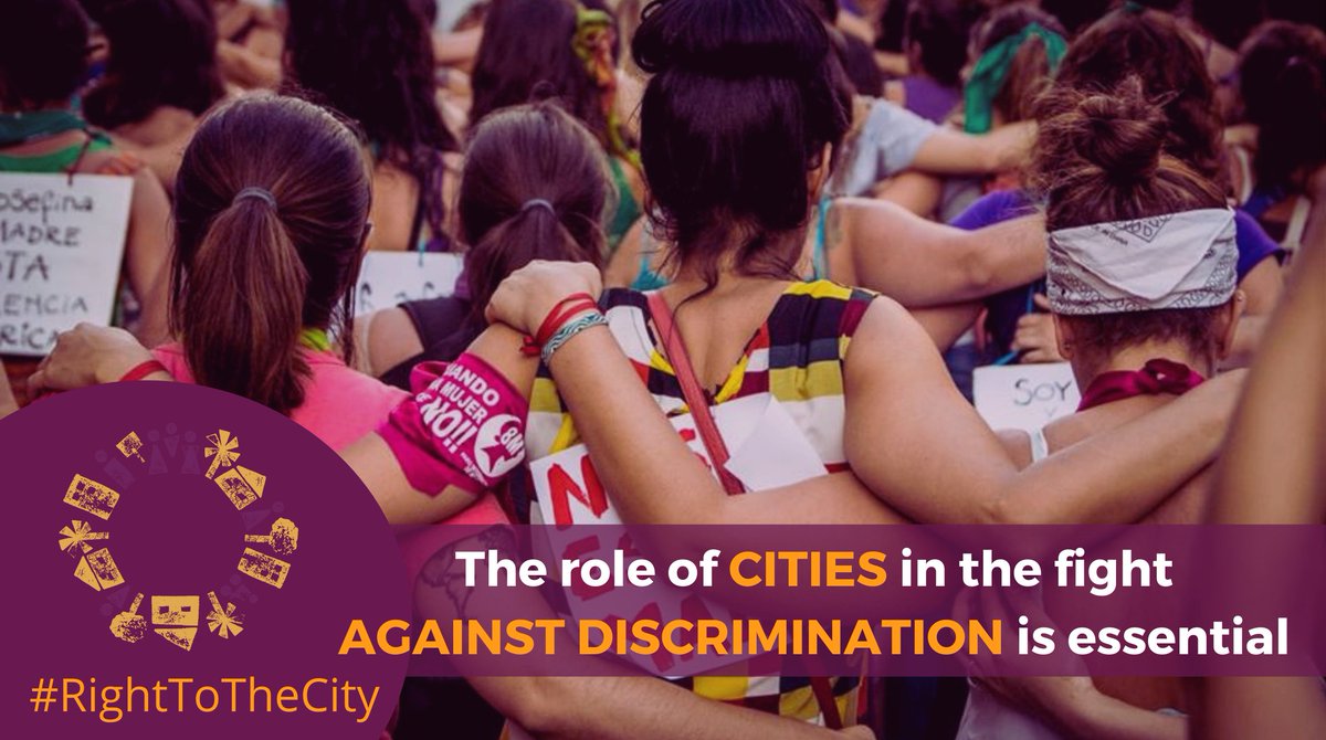 📢We highlight the essential role of cities in the fight against discrimination
🌆Cities are the main scenario where the #RightToTheCity is developed, protected and discriminated against
Wanna know more? Download our 🆕📕 right2city.org/8m-2022-right-…
#BreakTheBias #IWD2022 #8M