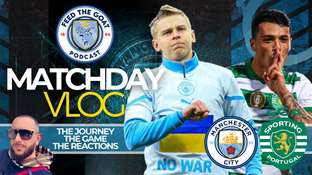 NAF_FeedTheGoat's tweet photo. The @NAF_FeedTheGoat Match Day VLOG from the #ManCity v #SportingCP game will be out later today featuring @MCFCDaps and #BigSte Interview before the game will be out the evening here:
https://t.co/NbUU0Itjns
All #MCFC fans Please Subscirbe & Turn On Notifications Now! #MCISCP https://t.co/MGhLMvfiDJ