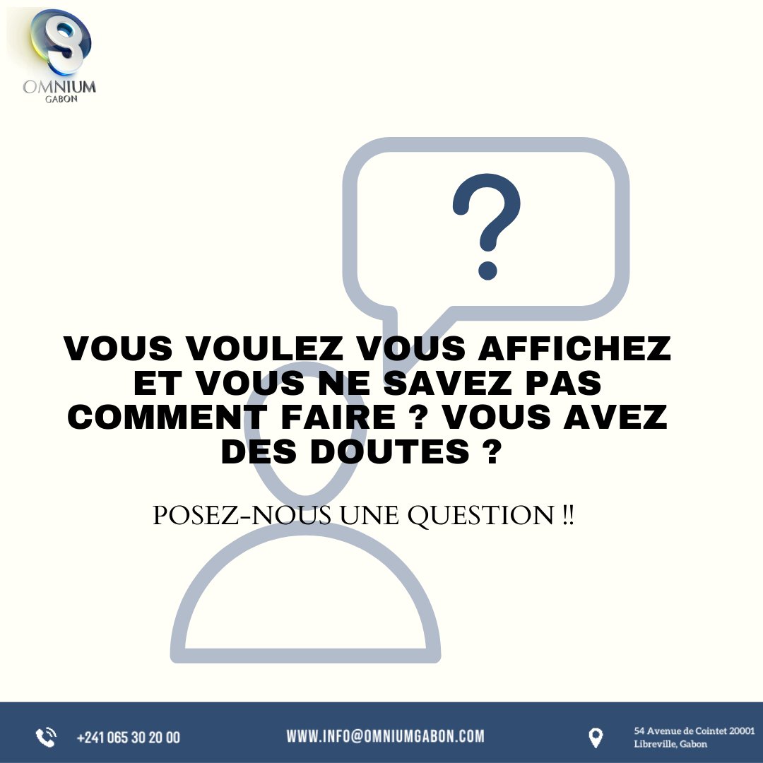 omniumbillboard's tweet image. Attendez vous doutez encore de la qualité de nos services ? en plus il n' a plus le couvre feu et vous dormez encore ? Venez vous affichez chez nous, refaite vous une beauté visuelle !!
#gabon #visuel #affichezvous #ecransled #panneausucette #panneau4x3 #publicite #omniumgabon