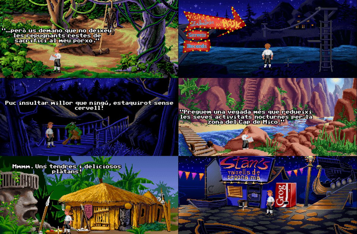 teksait's tweet image. Ara sí! Ja podem dir que tenim el #MonkeyIsland en #català! Descarrega la ROM des del Discord de @PrCeTrencada i vine a comentar-ho a discord.gg/NmkJVYChVe ...i properament... més novetats! #jugaencatalà #scummvm #fantranslation