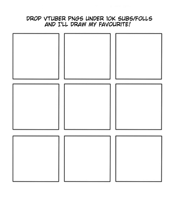 I want to draw smaller Vtubers, drop the pngs here👇 