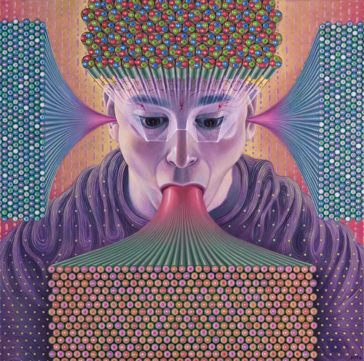 VictorFota's tweet photo. Exactly 1 year ago, 10 March, I lost my NFT virginity by minting this piece: Information Overload on Foundation.

Thanks to @xray9876543210 for collecting and helping me hop in this exciting crypto journey. This year went by sooo fast. 

https://t.co/05hfBaDS16 https://t.co/PGNiBckqdO