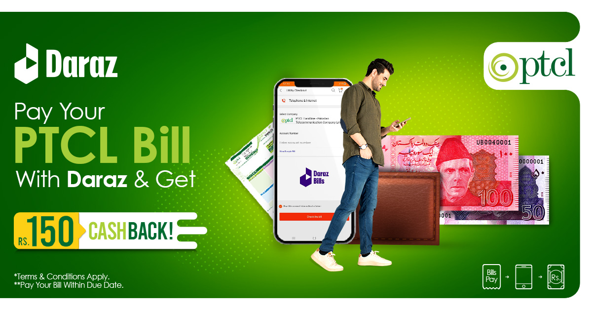 PTCL on Twitter "Cash Back Offer! Now you can pay your PTCL bill
