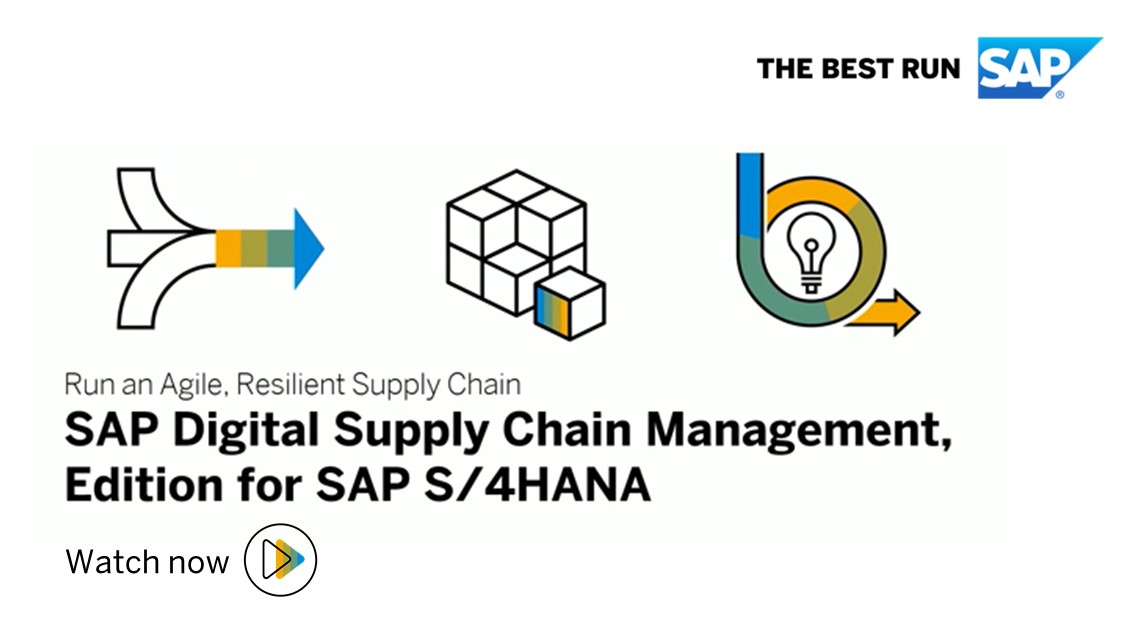 SAP DSC Edition offers an approach to implement core supply chain innovations in a modular and flexible way.   ari.ba/fQV