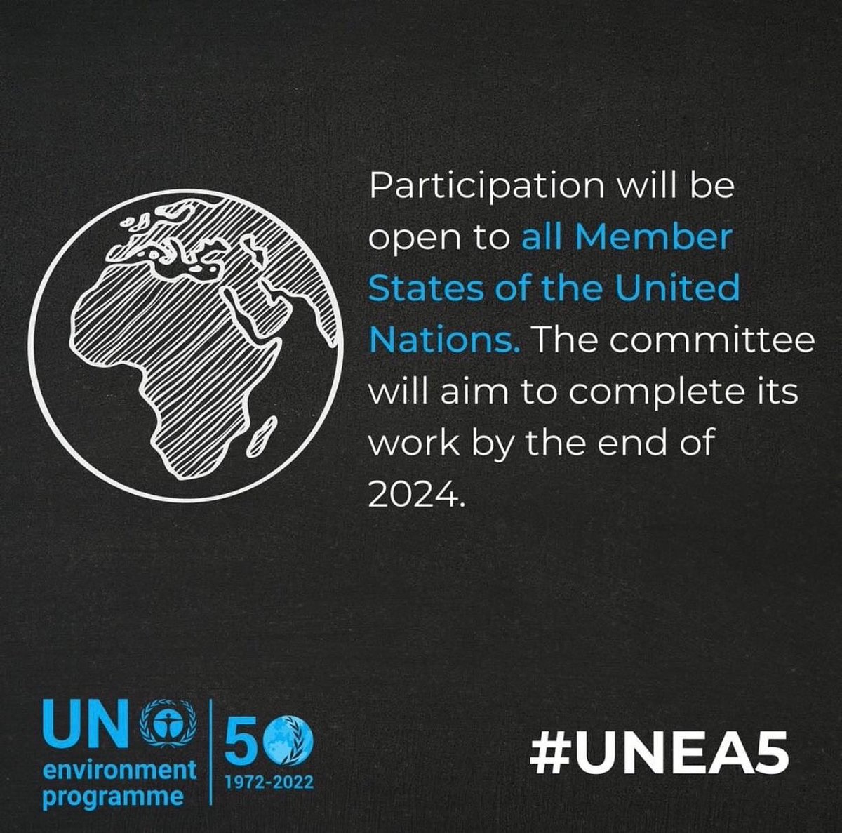 ♻️The UN Environment Assembly has adopted a landmark resolution in the push to #BeatPlasticPollution at #UNEA5! In a major win for people and planet,nations have committed to develop a legally binding agreement on plastic pollution.
