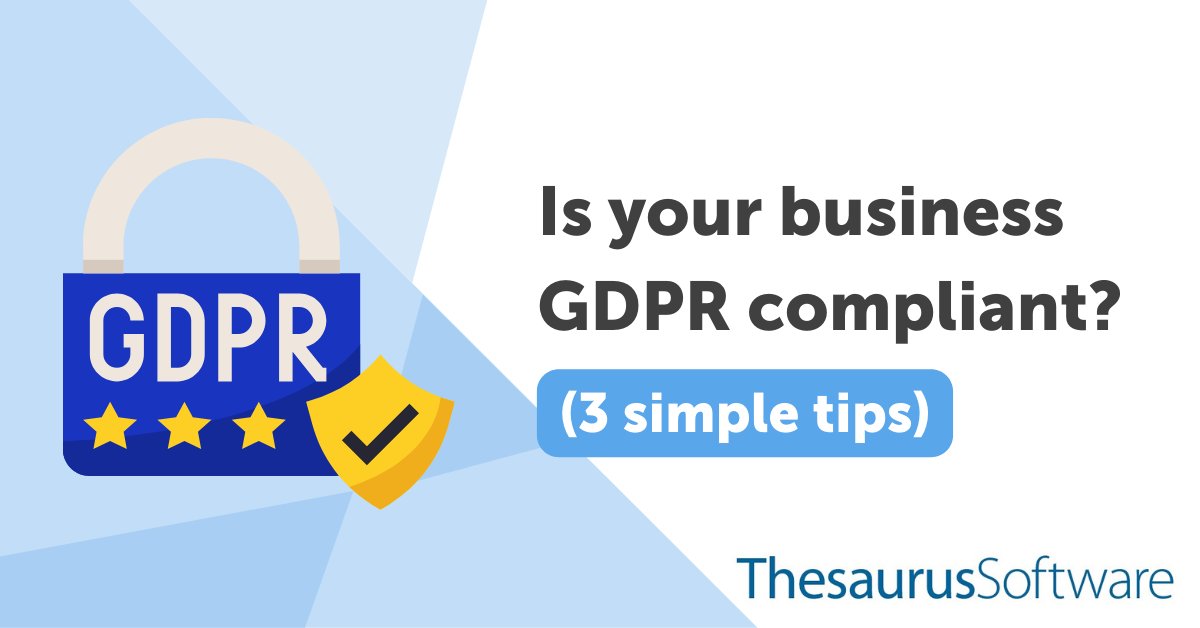ThesaurusIre's tweet photo. When GDPR swept across Europe, there were many questions surrounding it. How GDPR affects payroll remains an important topic. In our latest blog, we give 3 tips to improve your GDPR compliance. 👉 https://t.co/6rzuqJyB7Z #gdpr #gdprtips #businesstips https://t.co/LFpd4E7Cbo
