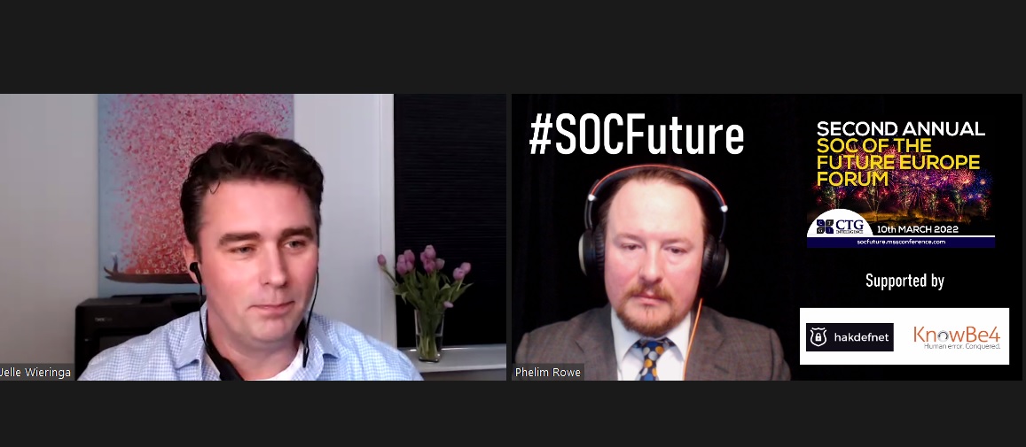 CtgIntelligence's tweet photo. And we're off! Big questions for the #SOCFuture Europe forum with excellent speakers including @JelleWieringa @KnowBe4 and many more! #MSSNetwork #CTGIntelligence https://t.co/RygxrmiRKi