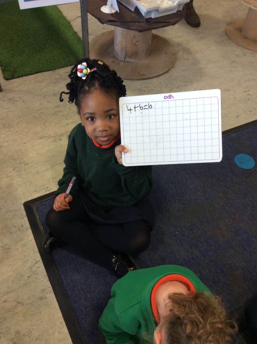 primary_ba's tweet photo. In their maths lessons this week Reception have been learning number bonds to 10. #earlymaths #numberbonds #ba_primary https://t.co/mwk4VQIVY6