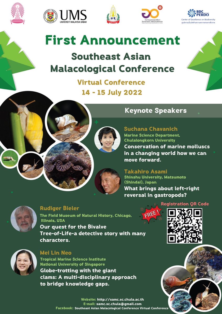 MeilinNeo's tweet photo. 🦪 Southeast Asian Malacological Conference #SAMC2022 🦪 Come join me on my journey of globe-trotting with the #giantclam learning their secret lives in the oceans! #MolluskMonday #MolluscMonday #giantclamgirl #pewfellow #SJINML
Event is FREE! Register ▶️ https://t.co/ha9iivhnJX https://t.co/nwUsKVKkkB