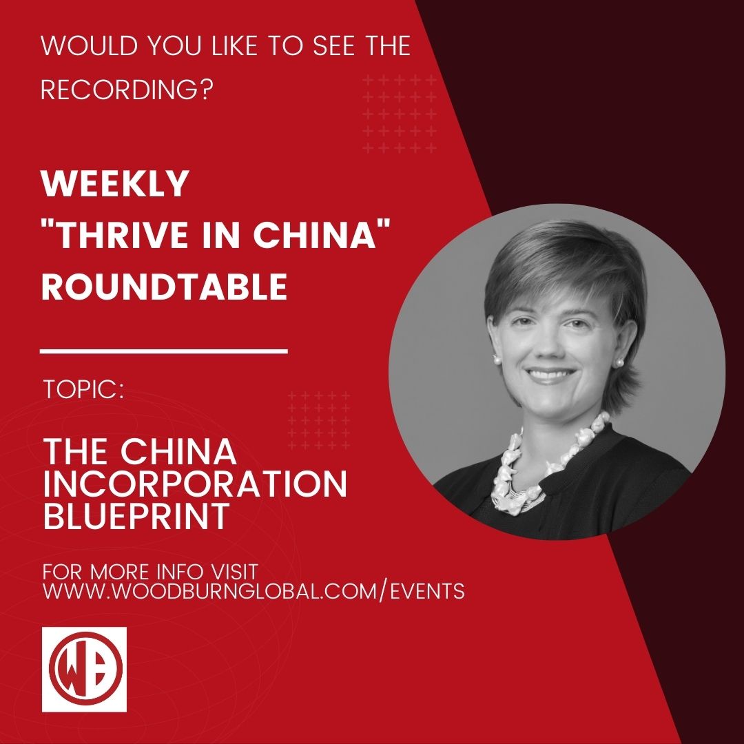 woodburnglobal's tweet photo. Yesterday I held a roundtable specifically for exporters looking to setup companies in China in 2022 called “The China Incorporation Blueprint”. If you would like to watch the recording and receive a copy of the presentation comment #Linkmeup below and let’s make it happen. 😊 https://t.co/MAe0vlyiiN