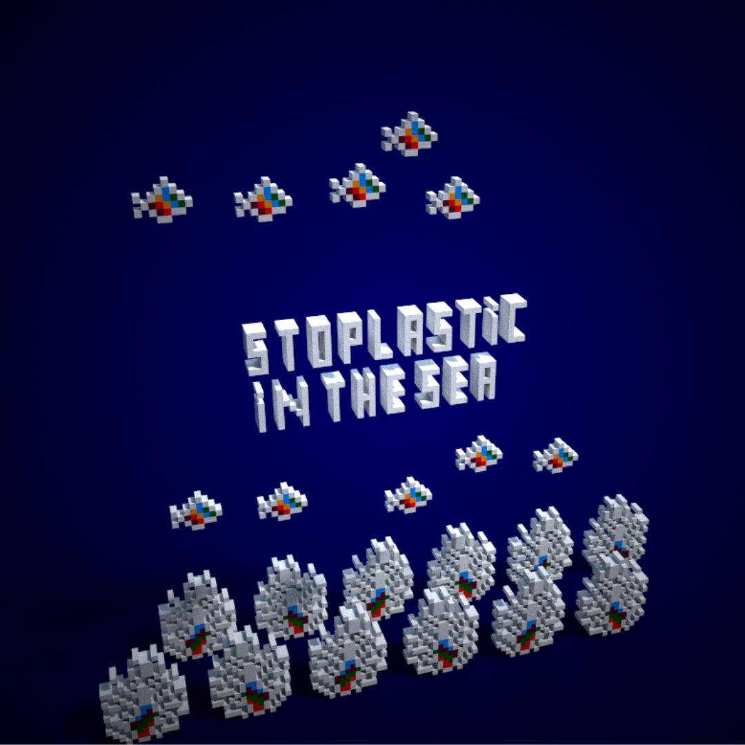 nft_omb's tweet photo. La quantité cumulée de plastique dans l'océan d'ici 2040 pourrait donc atteindre 600 millions de tonnes
#ocean #pixelart https://t.co/Vmat45JnGK