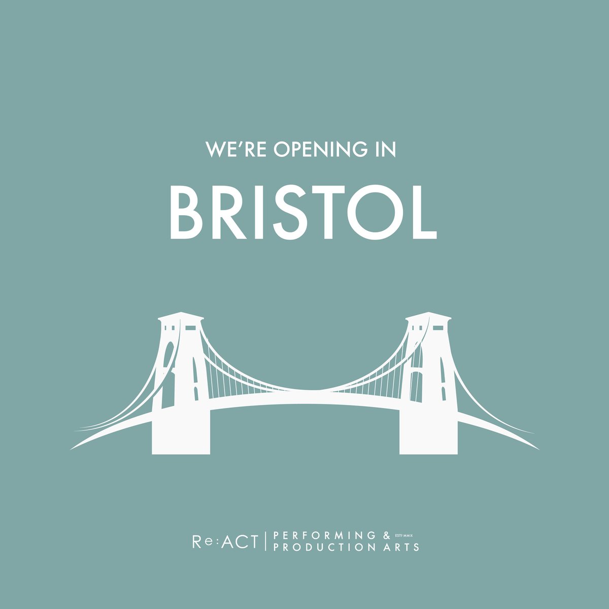 HanLowrie's tweet image. *Please give us a share!*

Re:ACT Performing &amp;amp; Production Arts will be opening in Bristol! 

Re:ACT Musical Theatre | Bristol will open on Tuesdays, 6pm - 8pm at Bristol Grammar in Clifton. 

Check us out below and get in touch if you're interested!

reactperformingandproductionarts.com