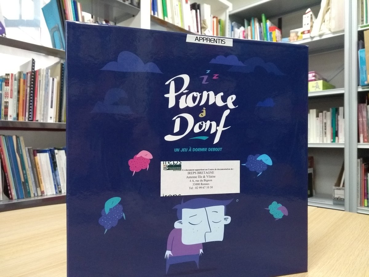 PromoSanteBzh's tweet image. #sommeil #JS2022
💤Pour la #JournéeduSommeil les doc' @IrepsBretagne  partagent l’#outil #pédagogique Pionce à donf : un #jeu pour sensibiliser vos publics au sommeil ! Créé par l’Amiem du #Morbihan et dispos dans nos centres de doc 👉bit.ly/3pRPaic
@INSV_Sommeil
