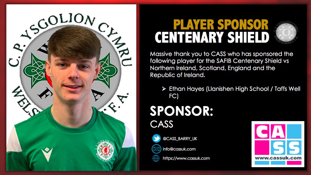CENTENARY SHIELD | Boys U18 WSFA Update 🏴󠁧󠁢󠁷󠁬󠁳󠁿

⚽️🤝 SPONSORSHIP..

🙏 #ThankYou to all the #Sponsors for the player sponsorship

2/3

#WSFA