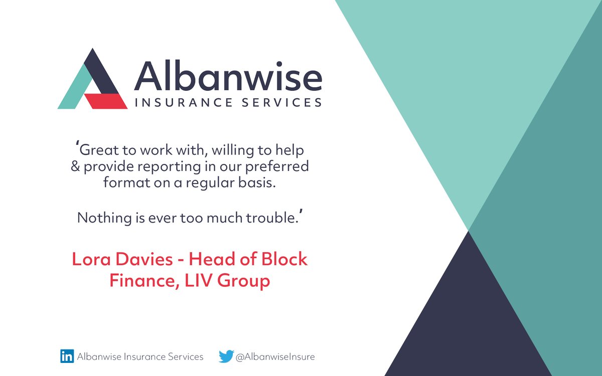 AlbanwiseInsure's tweet photo. Who doesn't love it when your clients say nice things about you? #BlockManagement #Insurance #Property #CustomerService https://t.co/NI9tTX9DMP
