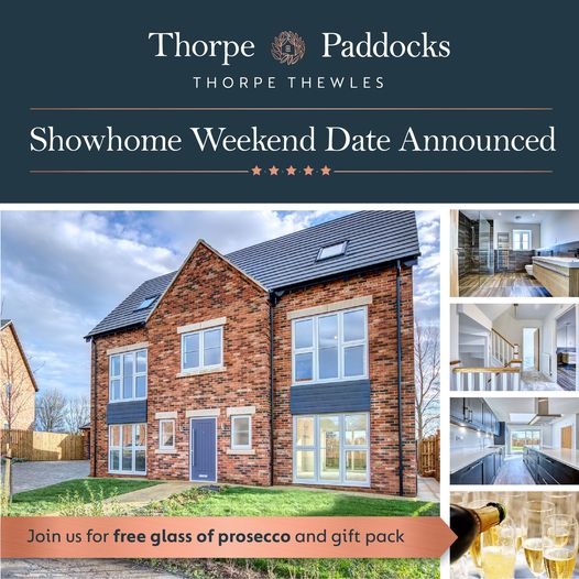 GCV property delivery partner <a href="/HomesByCarlton/">Homes By Carlton</a> have announced the date for their latest official showhome launch in luxury development, Thorpe Paddocks!

Held on 19th/20th March, the event marks an opportunity for HBC to capitalise on their already highly popular development.