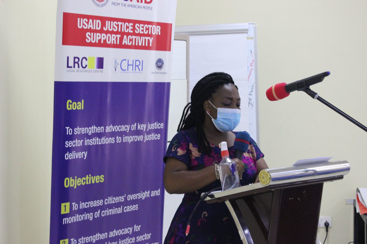 CHRIAFRICAOFFIC's tweet image. Happening now is a sensitization workshop for the Media on Community Service Sentencing in Ghana

This activity is supported by @USAID 

#JSSActivity
#NoBarrierToJustice