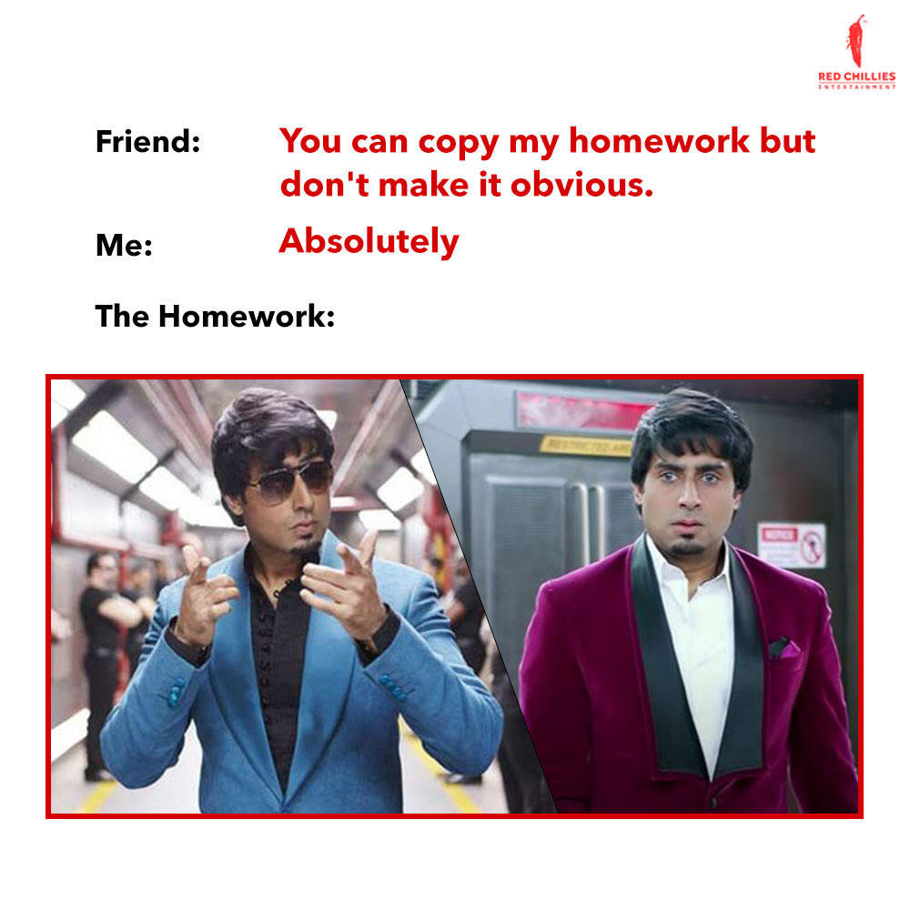 RedChilliesEnt's tweet photo. Haila! Same to Same. 

#AbhishekBachchan #HappyNewYear #ThursdayVibes #TopicalTrend https://t.co/5KisJ72C3u