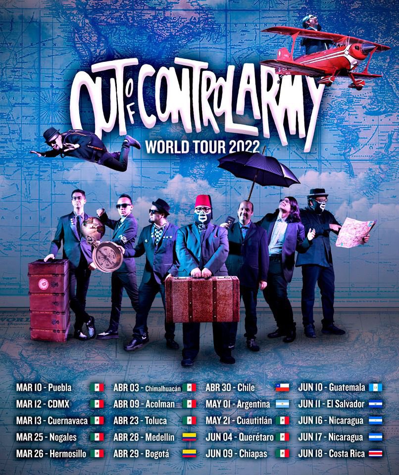 RodMorfin's tweet image. ¿Están listos? ¿En cuál nos vemos?
#WorldTour2022 #OutOfControlArmy