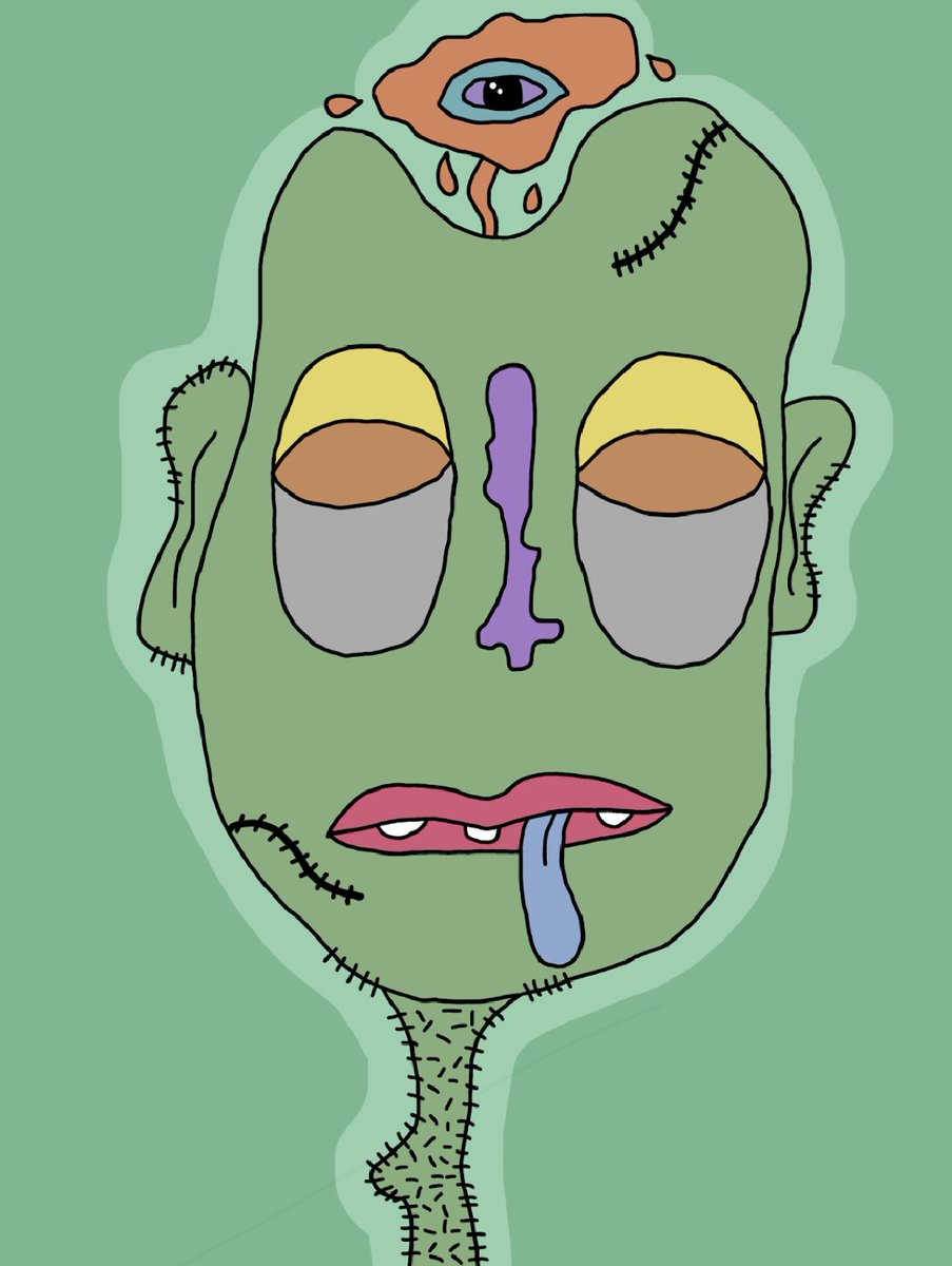 ghoulblyns's tweet photo. New zombie Ghoulblyns 🧟 OpenSea: https://t.co/ozF0Q9Bqwe

#NFT 
#NFTCommunity 
#NFTartist https://t.co/vX8hSzCPY6