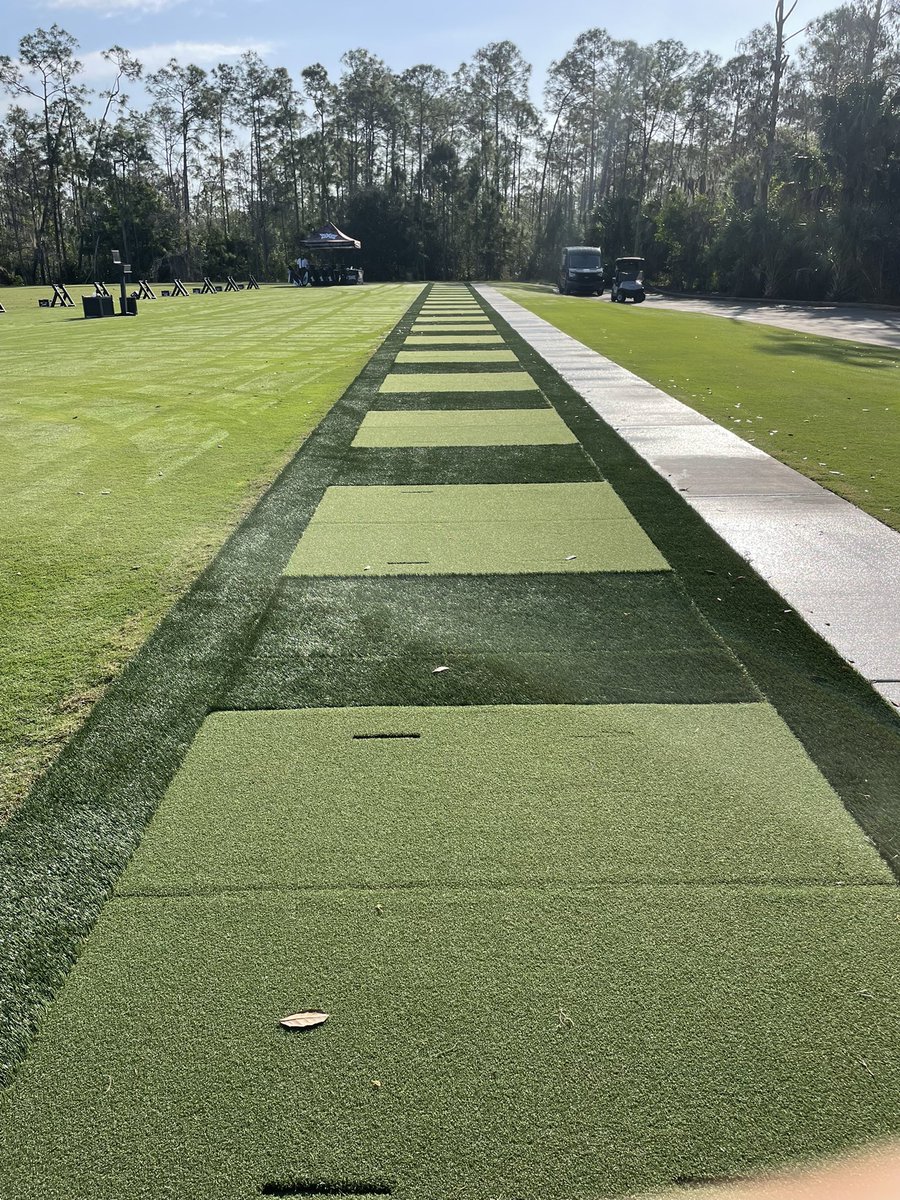 TiburonNaples's tweet photo. We continue to deliver we continue to elevate amenities to our membership and guests. Our new @TurfHound_inc tee line systems are in place at our championship practice facilities. #exceptional #turfquality #turfmasters #deliver #elevate #amenities #bekind https://t.co/OaTwSnFfZo