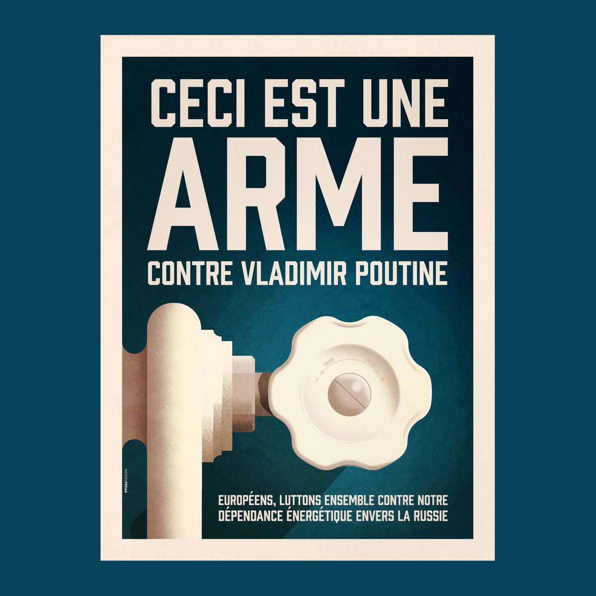 Aujourd'hui, l'Europe doit prendre des décisions importantes sur notre indépendance énergétique. 
Mettons des pulls et des bonnets mais arrêtons d'acheter du gaz et du pétrole à la Russie dont l'argent sert à financer la guerre ! Oui, je sais ce n'est pas aussi simple mais bon...