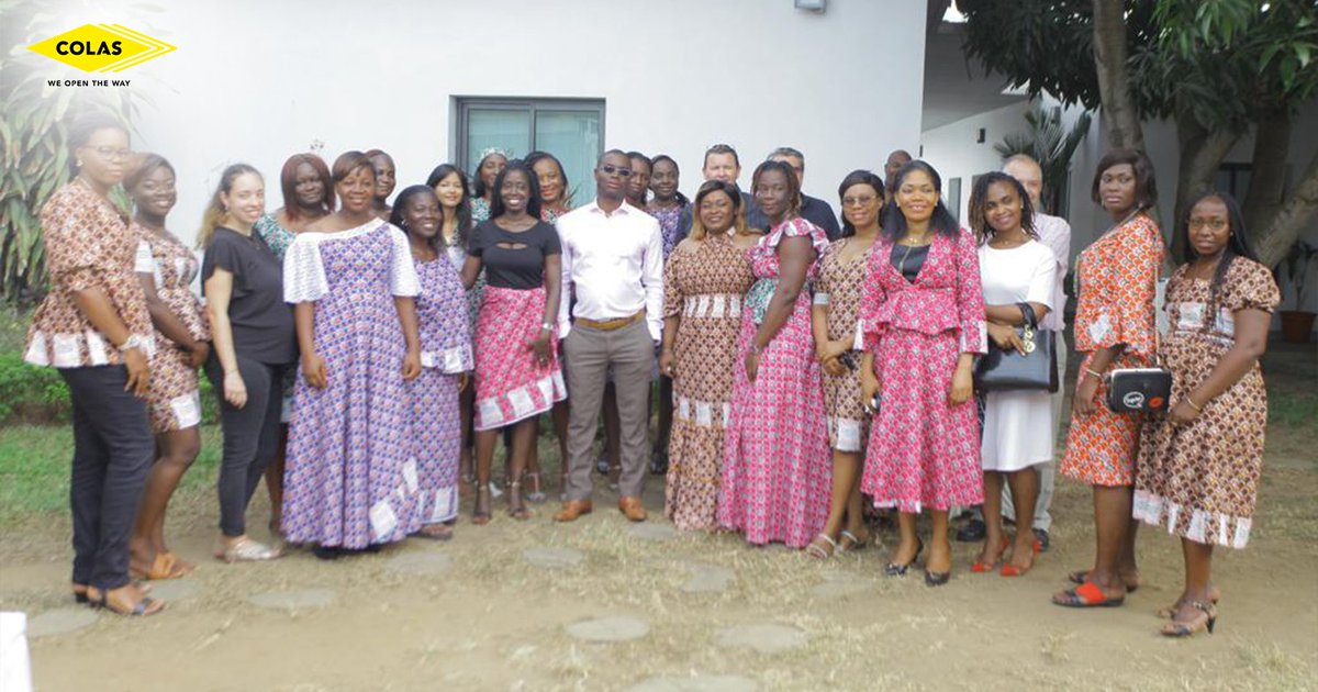 ColasAfrique's tweet photo. Retour en images sur la célébration de nos talents féminins lors de la journée Internationale des Droits de la Femme, dans nos différentes filiales @GroupeColas  en #Afrique.
En espérant vous voir plus nombreuses l’année prochaine !
#ColasAfrique #IWD #Audace #Respect #Partage https://t.co/fgfOaYicHe