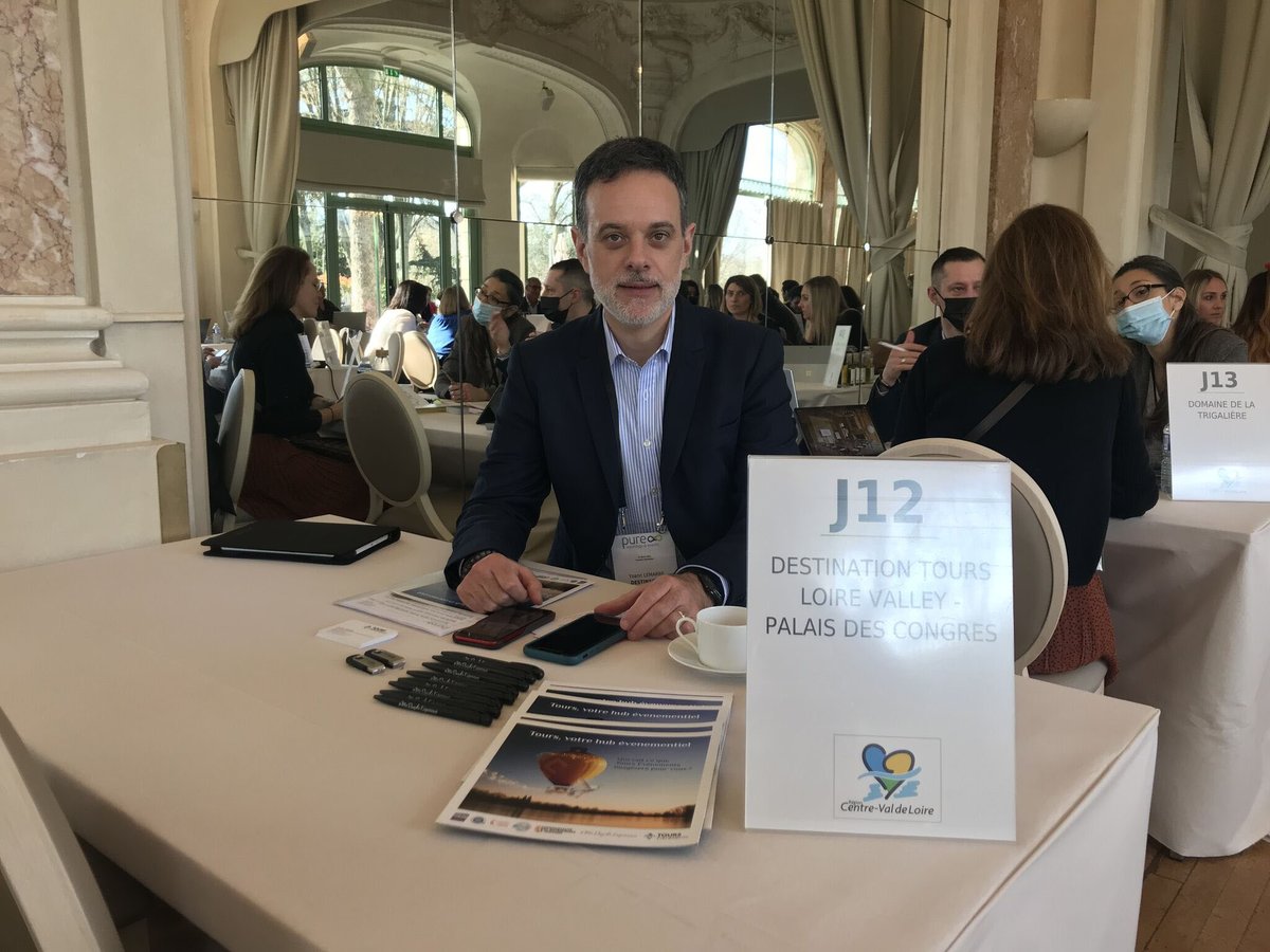 tourscvb's tweet photo. #SALONPURE 

La #DestinationLoireValley est au salon @Pure_Meetings au @LePavDauphine à #Paris !

Venez nous rencontrer ainsi que le Palais des Congrès de Tours, @Trigaliere et les hôtels Hilton de #Tours 🤝

#MICE #TOURISMEDAFFAIRES #EVENT https://t.co/KeIWiHueos