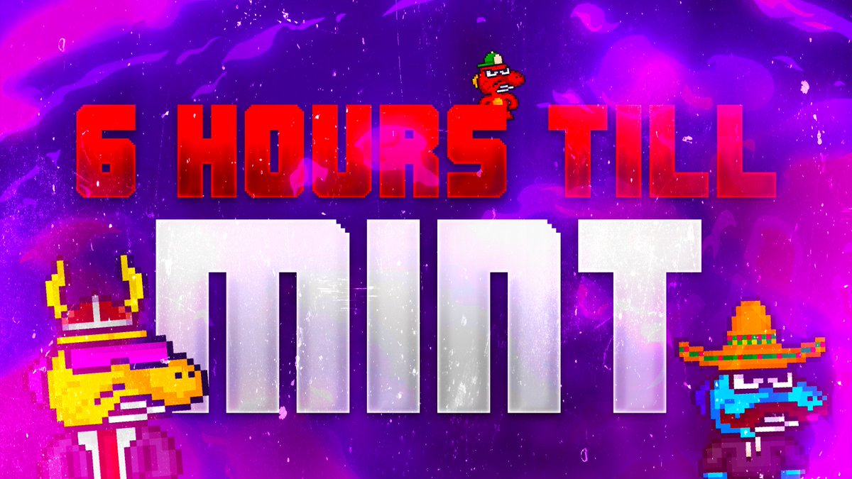 6 HOURS TILL WE SELL OUT IN SECONDS DINOS! We have a Baby Dino giveaway to celebrate early 🤝

Prize:
1x Baby Dino NFT (7 SOL FP)

Rules:
✅ Like &amp; RT
✅ Follow us
✅ Stay ACTIVE in discord (discord.gg/dinojump)
✅ Tag friends

GOODLUCK! 💚

#Solana #SolanaNFTs #NFTGiveaway