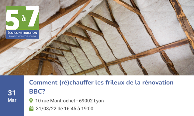 [5à7 de l'#écoconstruction] Comment (ré)chauffer les frileux de la #rénovation #BBC ? Pour le savoir RDV jeudi 31/03➡️ bit.ly/37domm9 Au programme ? Un tour d’horizon des freins &amp; leviers pour engager une rénovation globale &amp; performante en maison individuelle.