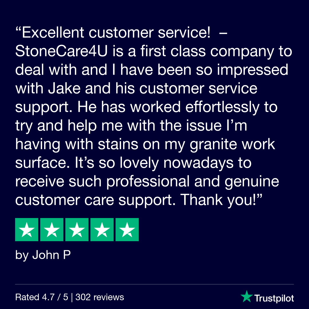 Stonecare4u's tweet photo. Many thanks for the 5 star review John! ❤️
⭐⭐⭐⭐⭐

Check out our Trustpilot for more reviews. https://t.co/is1MrzCqFg