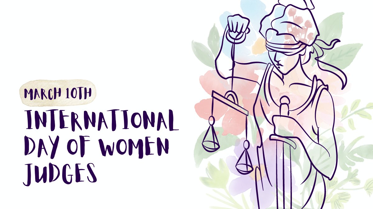 SupportTCourt's tweet photo. Today is the first ever International Day of Women Judges.

'Women judges enhance the legitimacy of courts, sending a powerful signal that they are open and accessible to those who seek recourse to justice.' @UN 

#InternationalDayOfWomenJudges #WomenInJustice #WomenJudges https://t.co/hFIyiB9rcl