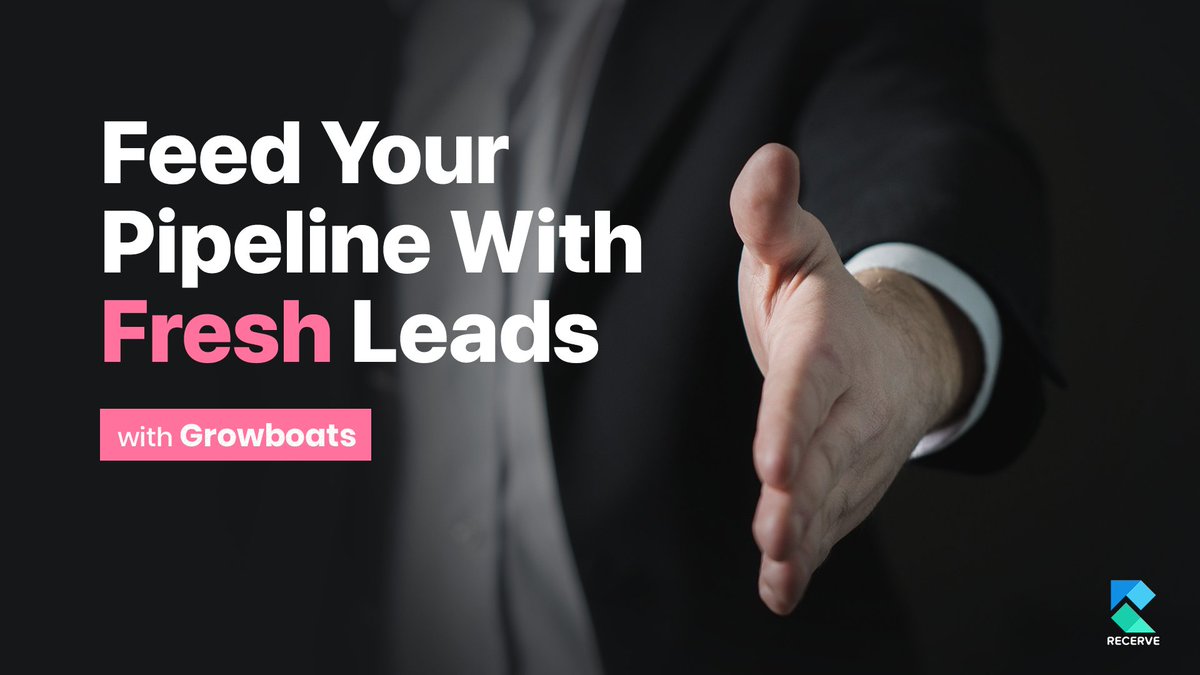 Recerve_Support's tweet image. Our partner, #Growbots, is offering the easiest and fastest way to automate #lead generation and manage #email drip campaigns for your #business. As a #startup founder, not having to stress about that is a luxury. Learn more recerve.com