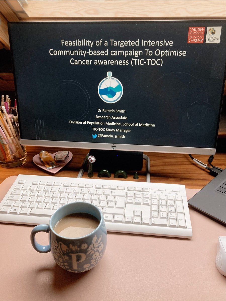 Pamela Smith (she/her) (@pamela_jsmith) on Twitter photo Coffee at the ready and all set for day 1 of SW SAPC <a href="/sapcacuk/">SAPC</a> I’ll be presenting work from our <a href="/cancer_wales/">Cancer Research Wales | Ymchwil Canser Cymru</a> funded symptom awareness study <a href="/TIC_TOC_study/">TIC-TOC</a> (2pm, Room 4) #swsapc22
<a href="/Katebrain/">Kate Brain</a> <a href="/grace_mccutchan/">Grace McCutchan</a> <a href="/CTRCardiffUni/">CTRCardiffUni</a> <a href="/DPMRes/">DPM</a> Coffee at the ready and all set for day 1 of SW SAPC <a href="/sapcacuk/">SAPC</a> I’ll be presenting work from our <a href="/cancer_wales/">Cancer Research Wales | Ymchwil Canser Cymru</a> funded symptom awareness study <a href="/TIC_TOC_study/">TIC-TOC</a> (2pm, Room 4) #swsapc22
<a href="/Katebrain/">Kate Brain</a> <a href="/grace_mccutchan/">Grace McCutchan</a> <a href="/CTRCardiffUni/">CTRCardiffUni</a> <a href="/DPMRes/">DPM</a>