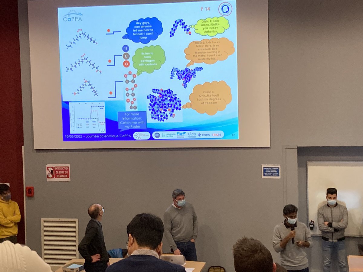 ToubinC's tweet photo. Nice flash poster presentation @akil_rajamani for Scientific day of @labexcappa https://t.co/ggFtg77E28