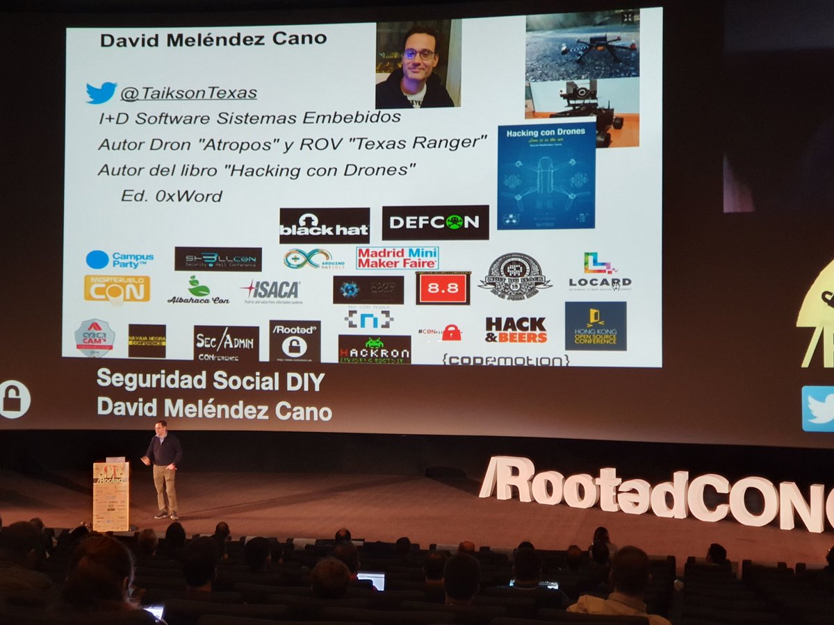 alfonso_chic's tweet photo. #rootedcon vamos con el gran @TaiksonTexas y que vivan los #trenes !! https://t.co/n1Wk1XQv3R