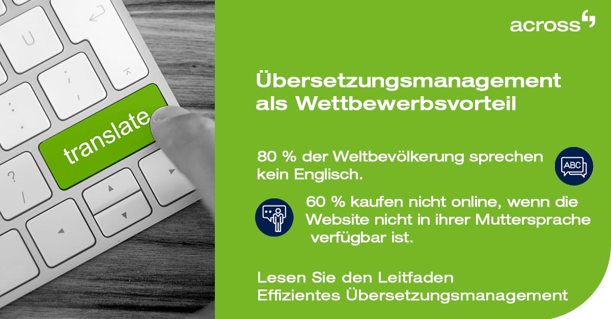 Across_Systems's tweet photo. Übersetzungsmanagement kann für Sie den entscheidenden Wettbewerbsvorteil bringen. Lesen Sie, wie Sie die wachsenden Anforderungen meistern &amp; Übersetzungsmanagement effizient gestalten. Expertenbeispiele zeigen, wie Übersetzungsprozesse aussehen können. https://t.co/WW07xhPb1z https://t.co/m0zFvEcdCY