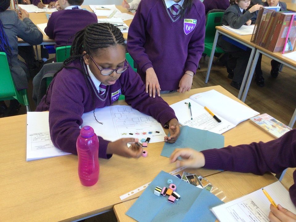 HPA_Philip_Lane's tweet image. #HPAPLYear4 used sweets to help them understand how classification keys work - grouping them by size, colour and shape. They also learnt how animals can be classified as vertebrates or invertebrates - ask Year 4 how to identify mammals, reptiles, birds, fish or amphibian!
